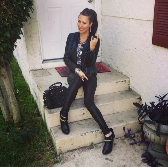 Black Leather Ankle Bootie NEW! - Picture 9 of 11